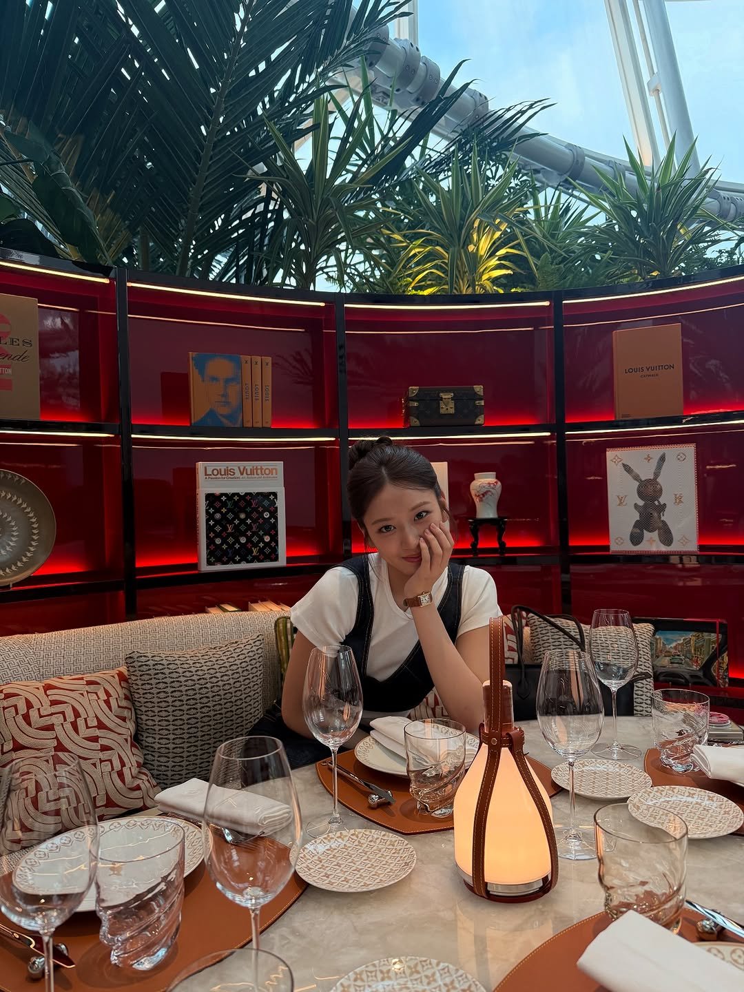 Photo by 안유진 AN YUJIN on September 01, 2025. May be an image of 1 person, escargot and text.