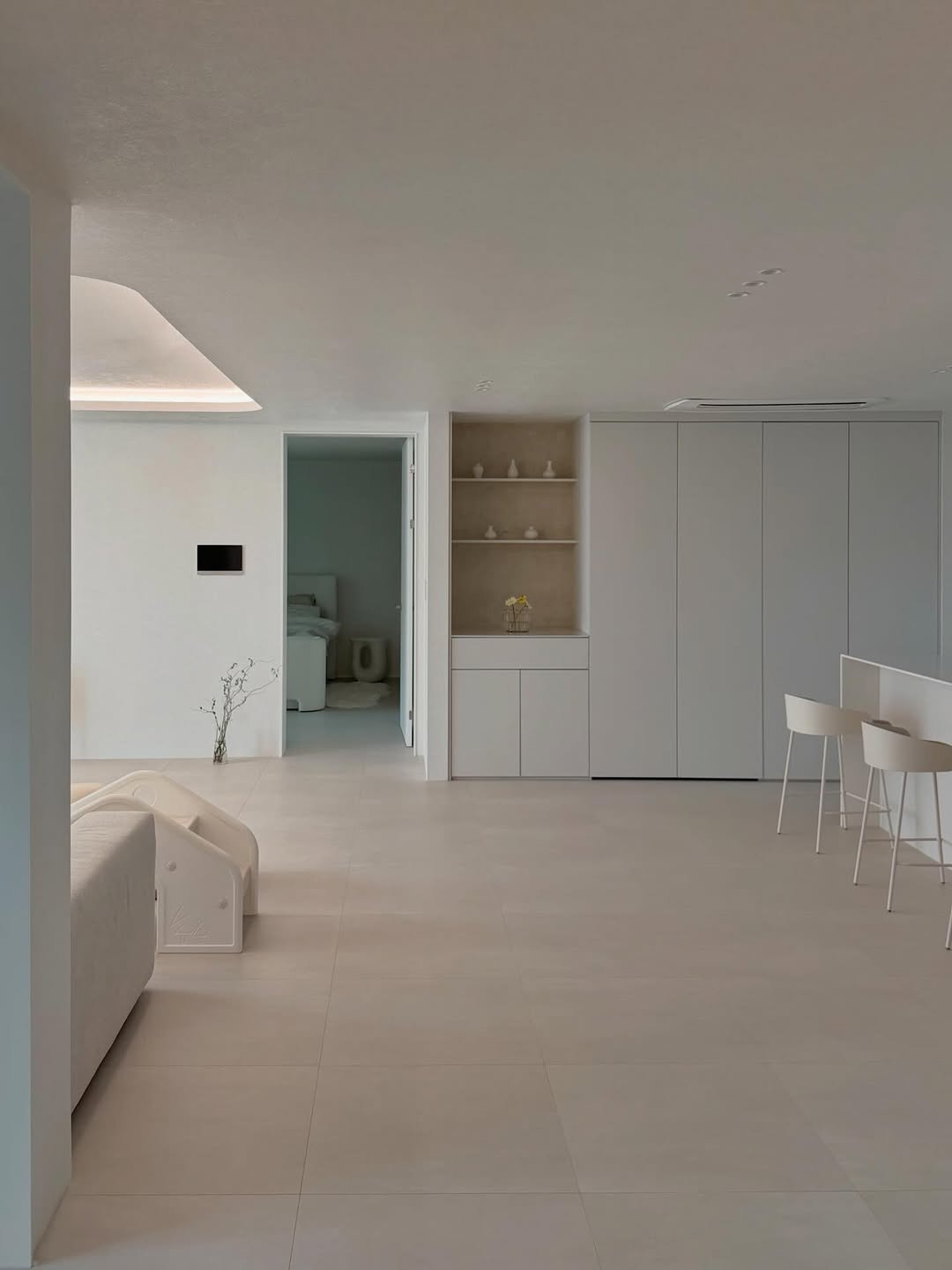 Photo by Leesom on March 18, 2026. May be an image of lighting, furniture, indoors, sliding door and text.