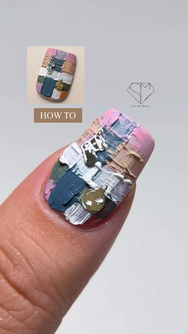 a.shining_moment 게시물 이미지: 𝐂𝐡𝐞𝐜𝐤 𝐭𝐞𝐱𝐭𝐮𝐫𝐞 🩶
⠀
⠀
질감젤로 표현해본 체크💫
레이어드를 쌓아갈...