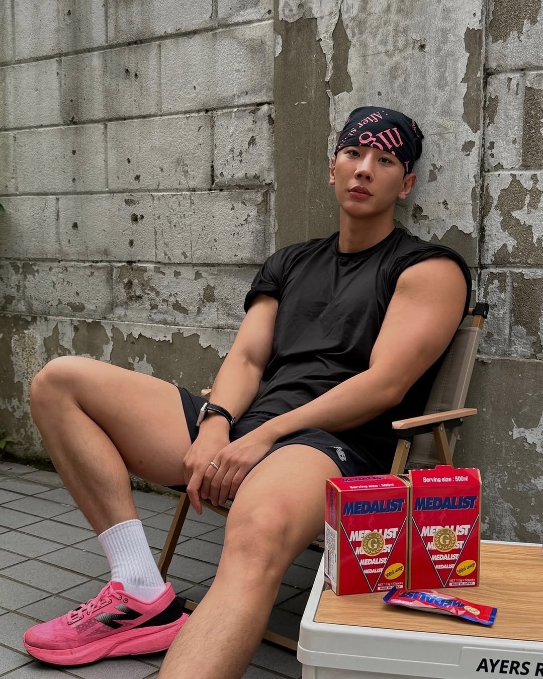 Photo shared by LEEJIKWON on July 20, 2025 tagging @medalist_kr. May be an image of sweat band, cereal and sportswear.