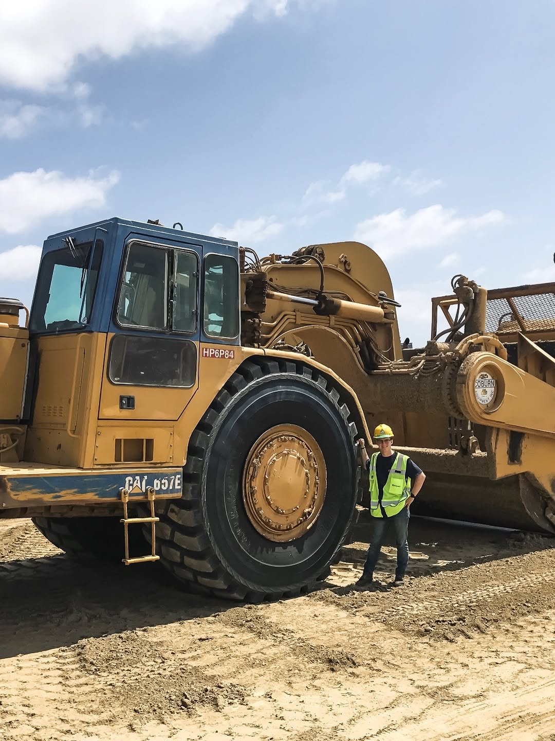 Photo by Aaron Witt on February 20, 2026. May be an image of scraper and text that says 'HP6P84 TELAM CAT057E 057 CAI'.