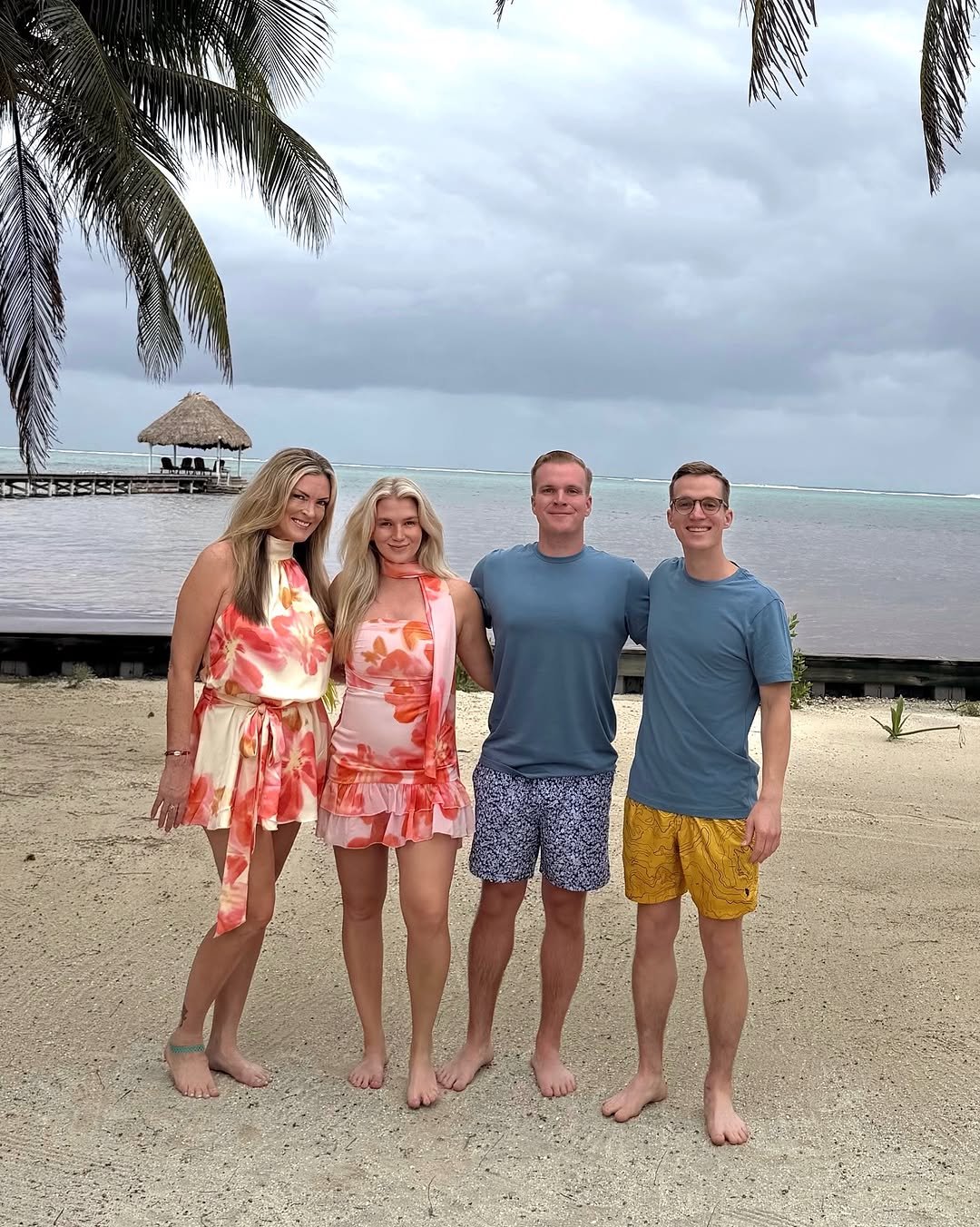 Photo by Aaron Witt in Belize with @tylerlwitt, and @stokewitt. May be an image of sundress, sarong and text.