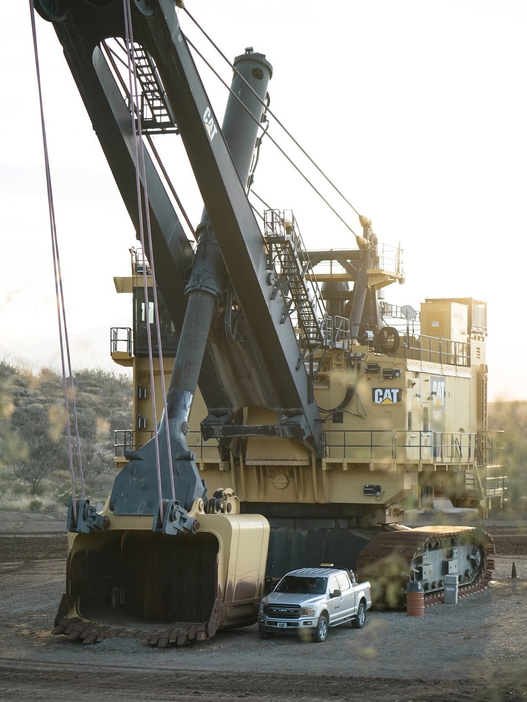 Photo by Aaron Witt on April 24, 2026. May be an image of scraper, crane and text.