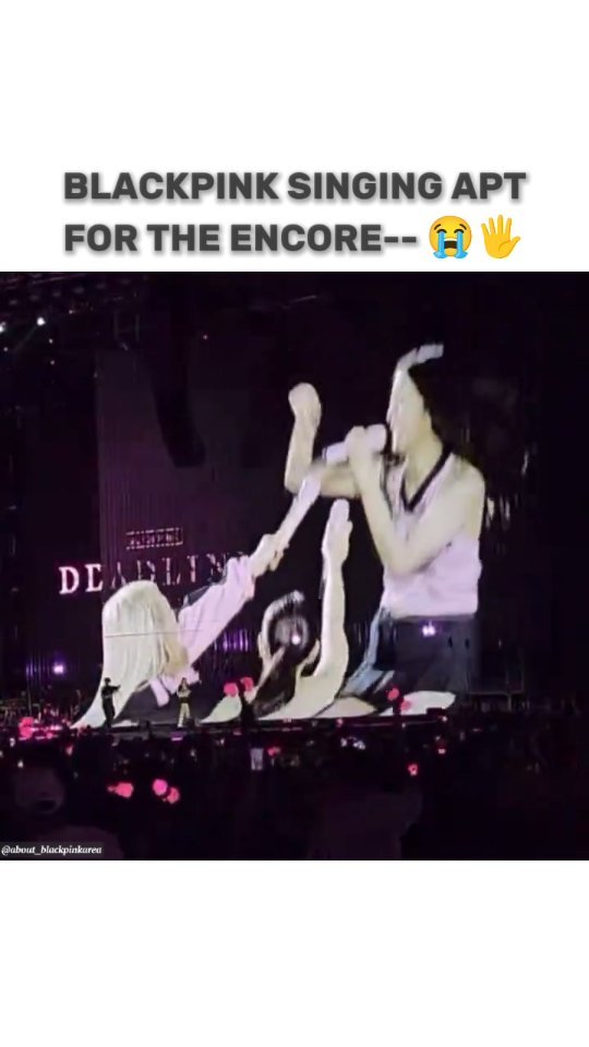 about_blackpinkarea 게시물 이미지: FINALLY OT4 APT FOR ENCORE!! 😭❤ they’re having...