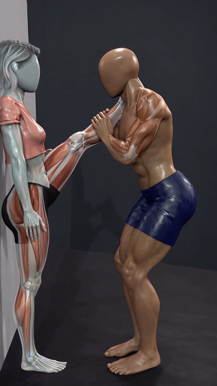 abs_at_home 게시물 이미지: This Partner Stretch Goes Deeper

A...