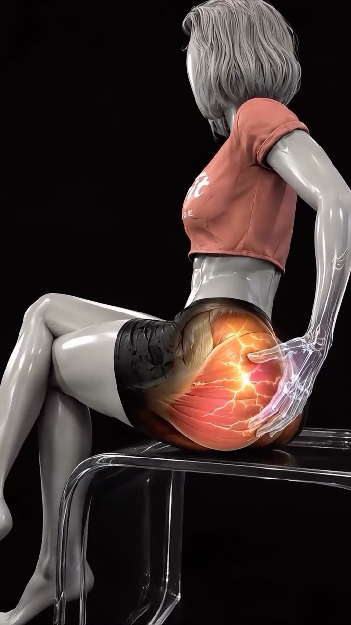 abs_at_home 게시물 이미지: Sitting all day? Your glutes need this....