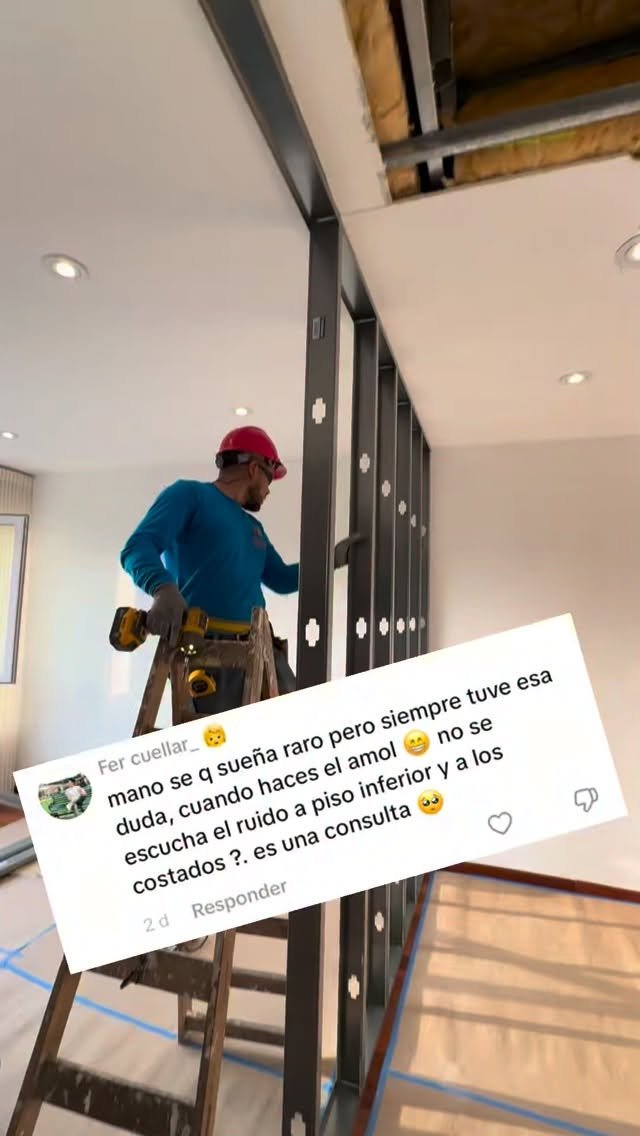 academia.drywall_hogar 게시물 이미지: Una pared de drywall sin aislamiento es una...