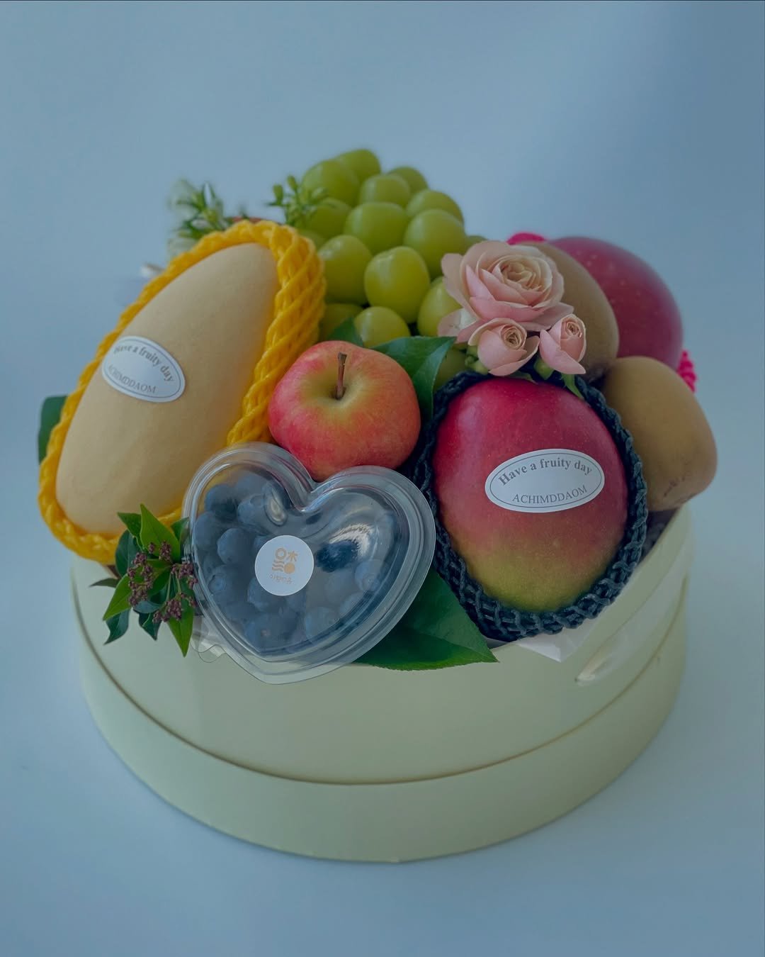 achimddaom 게시물 이미지: დ 계절이 주는 행복을 담아드립니다 დ
⠀⠀
⠀
원형박스는 S / M / L...