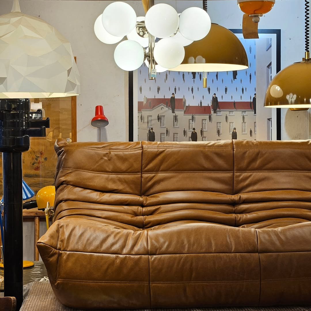 Photo by adel on November 28, 2025. May be an image of lighting, leather, living room and indoors.