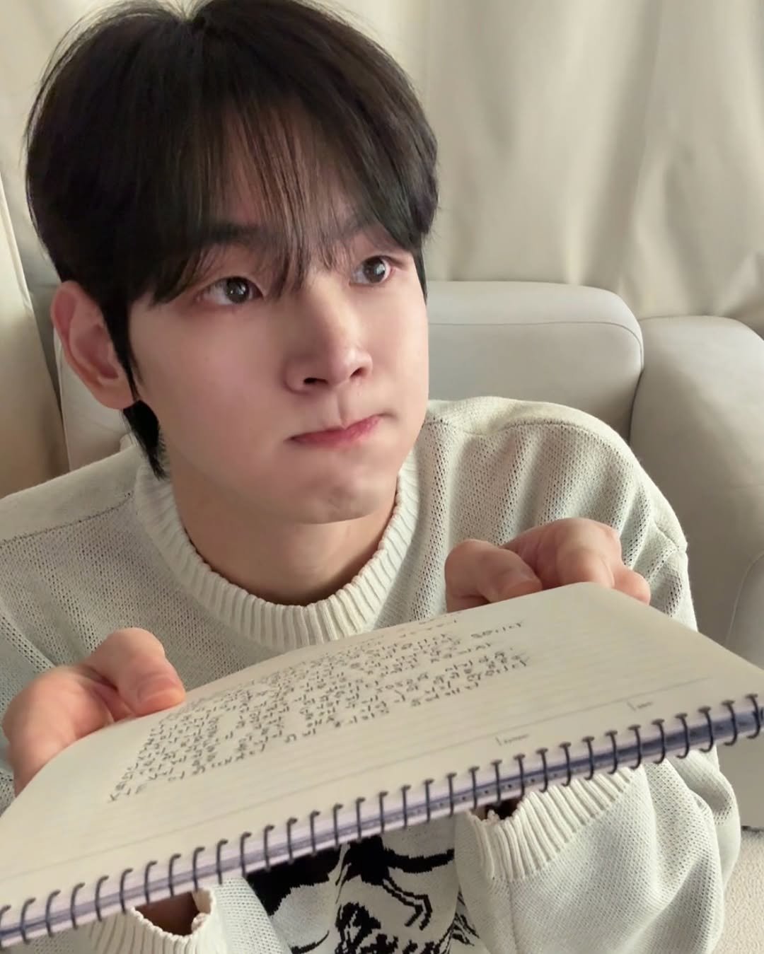 Photo by 어차피환이 on December 30, 2025. May be an image of one or more people, bangs and text.