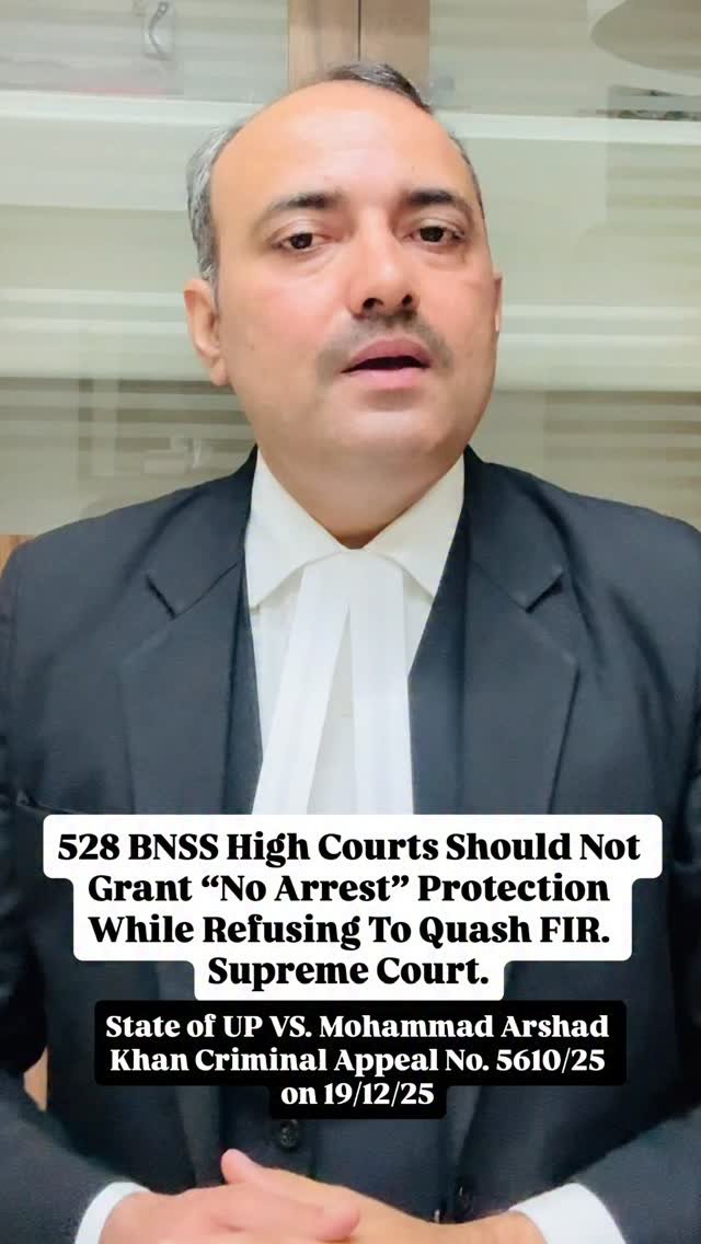 advocate_vipinporia 게시물 이미지: 482 Crpc/ 528 BNSS High Courts Should Not...