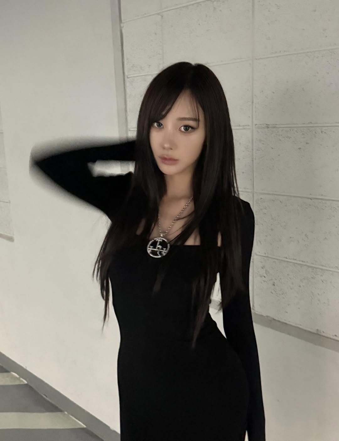 Photo by GISELLE on October 30, 2025. May be an image of one or more people, hair, dress and text.