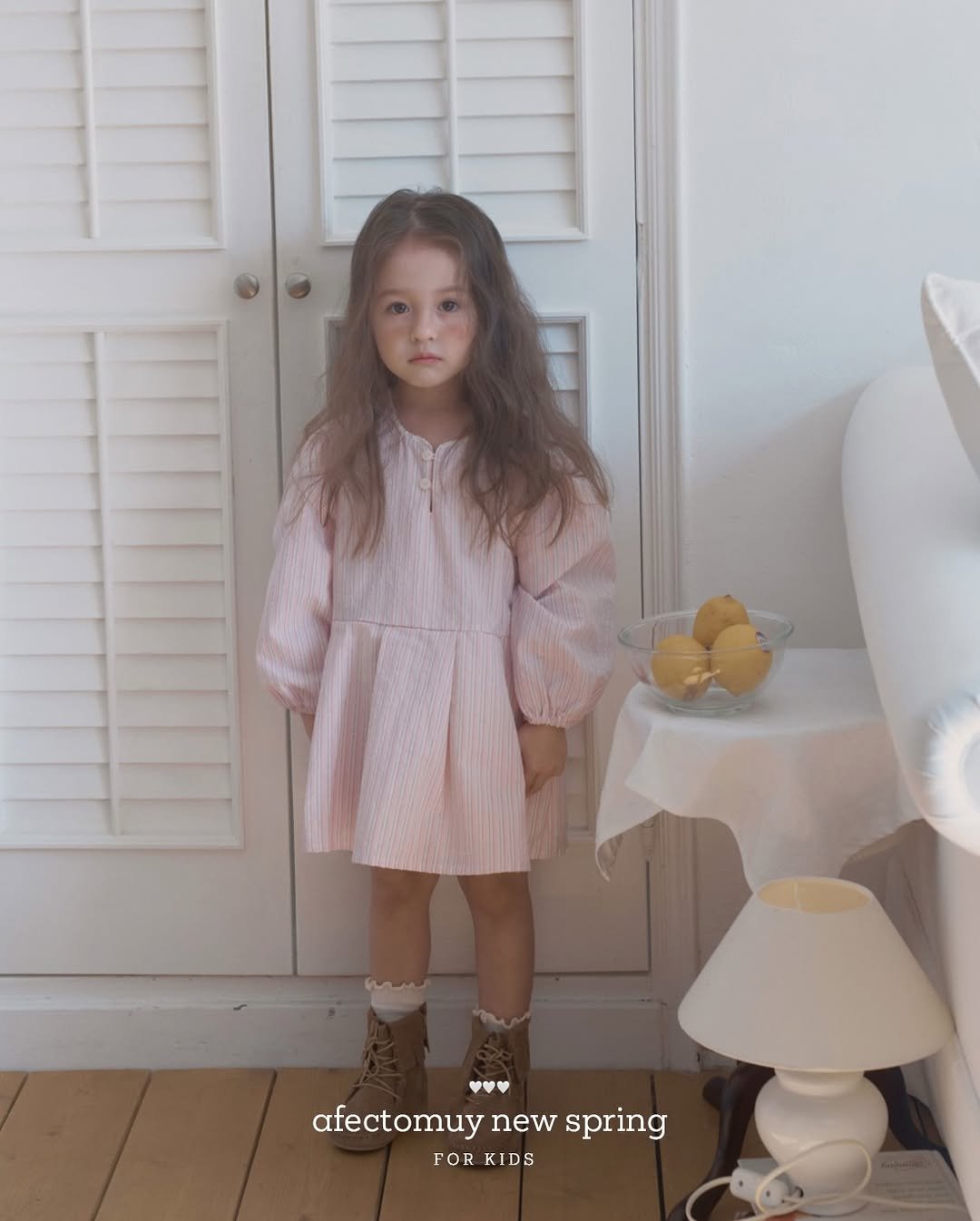 Photo by 아펙토무이 on February 13, 2026. May be an image of child, dress and text that says 'ម afectomuy afectomuynewspring new spring FOR FORKIDS KIDS'.