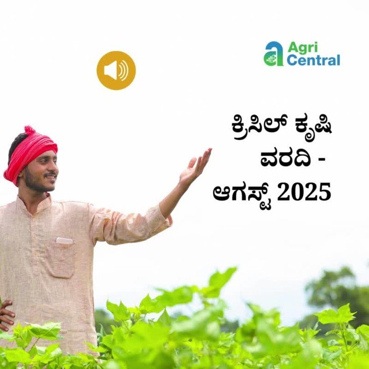 agri.central 게시물 이미지: ಕ್ರಿಸಿಲ್ ಕೃಷಿ ವರದಿ - ಆಗಸ್ಟ್ 2025

* ಮಾನ್ಸೂನ್,...