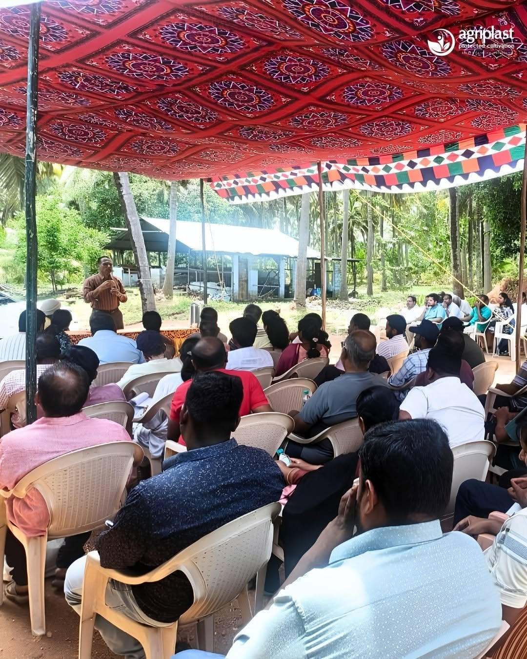 Farmers attending Agriplast’s Protected Cultivation Training Program in Pollachi, Tamil Nadu, learning advanced polyhouse farming, hydroponics farming, greenhouse technology, protected cultivation, high-value crop production, smart farming techniques, precision agriculture, agronomy planning, government subsidy guidance, commercial hydroponics systems, controlled environment agriculture, soilless farming, modern farming methods, greenhouse project setup, sustainable agriculture, farm business opportunities, and future farming technologies designed to increase yield, improve crop quality, and boost farm profitability in India.