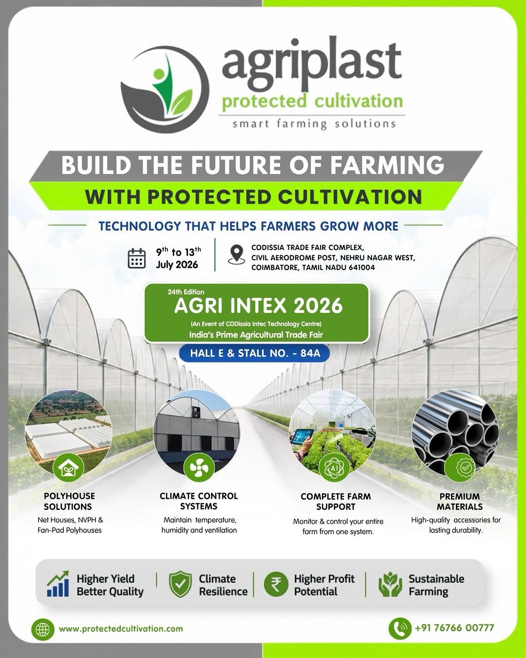 agriplastprotected 게시물 이미지: Agriplast Protected Cultivation is heading to...