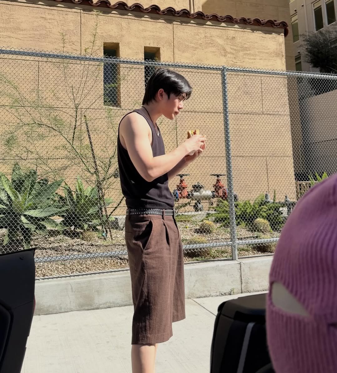 Photo by 안지호 on February 23, 2026. May be an image of one or more people, people standing, kilt and text.