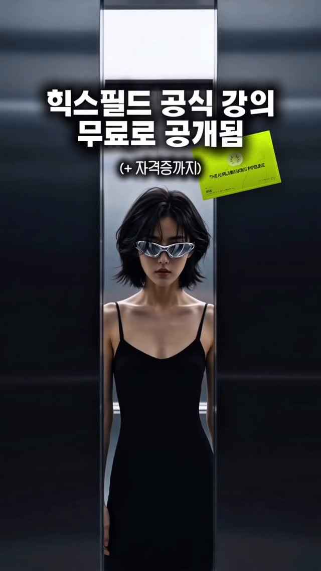 ai_design_ain 게시물 이미지: 힉스필드 공식 강의가 무료로 공개됐습니다⭐️

프롬프트 작성부터 모델과 카메라...