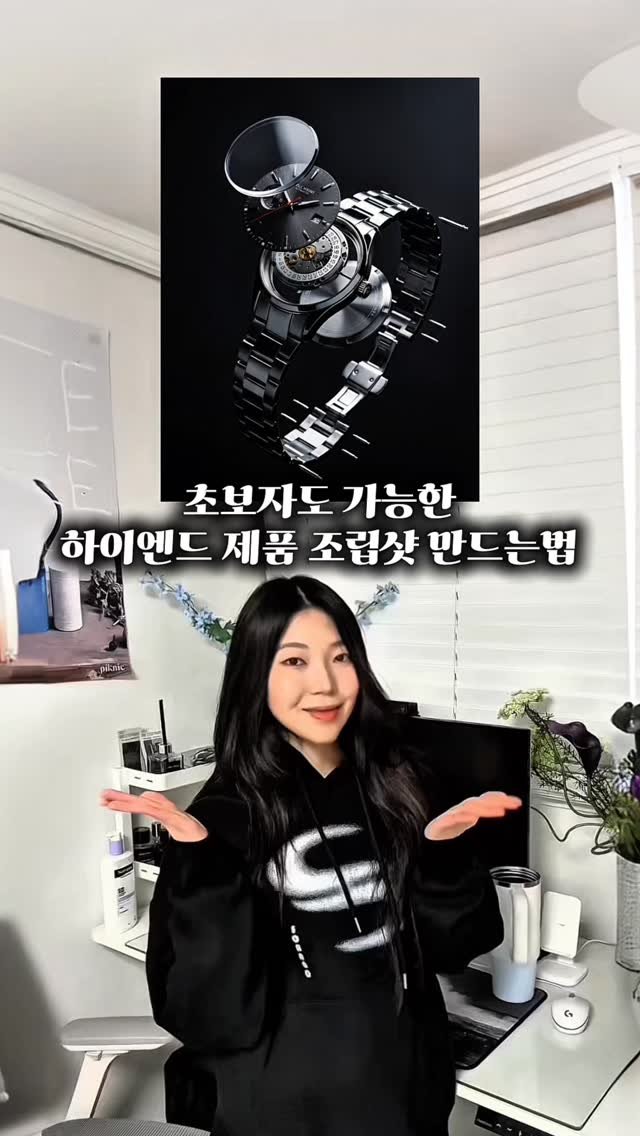 ai_design_ain 게시물 이미지: 이 조립 영상, CG 스튜디오 작업 같죠?
사실은 원본 사진 한 장으로...