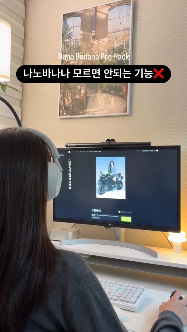 ai_dori_ 게시물 이미지: 나노바나나 pro 모르면 진짜 안되는 기능 ❌
👉 Higgsfield에서 인페인트...