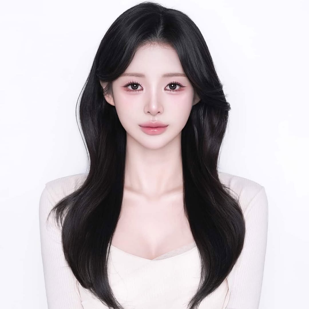 Photo by 에마블 지은원장 | 강남 메이크업/선릉메이크업 on December 25, 2025. May be an image of one or more people, long hair, makeup and text.