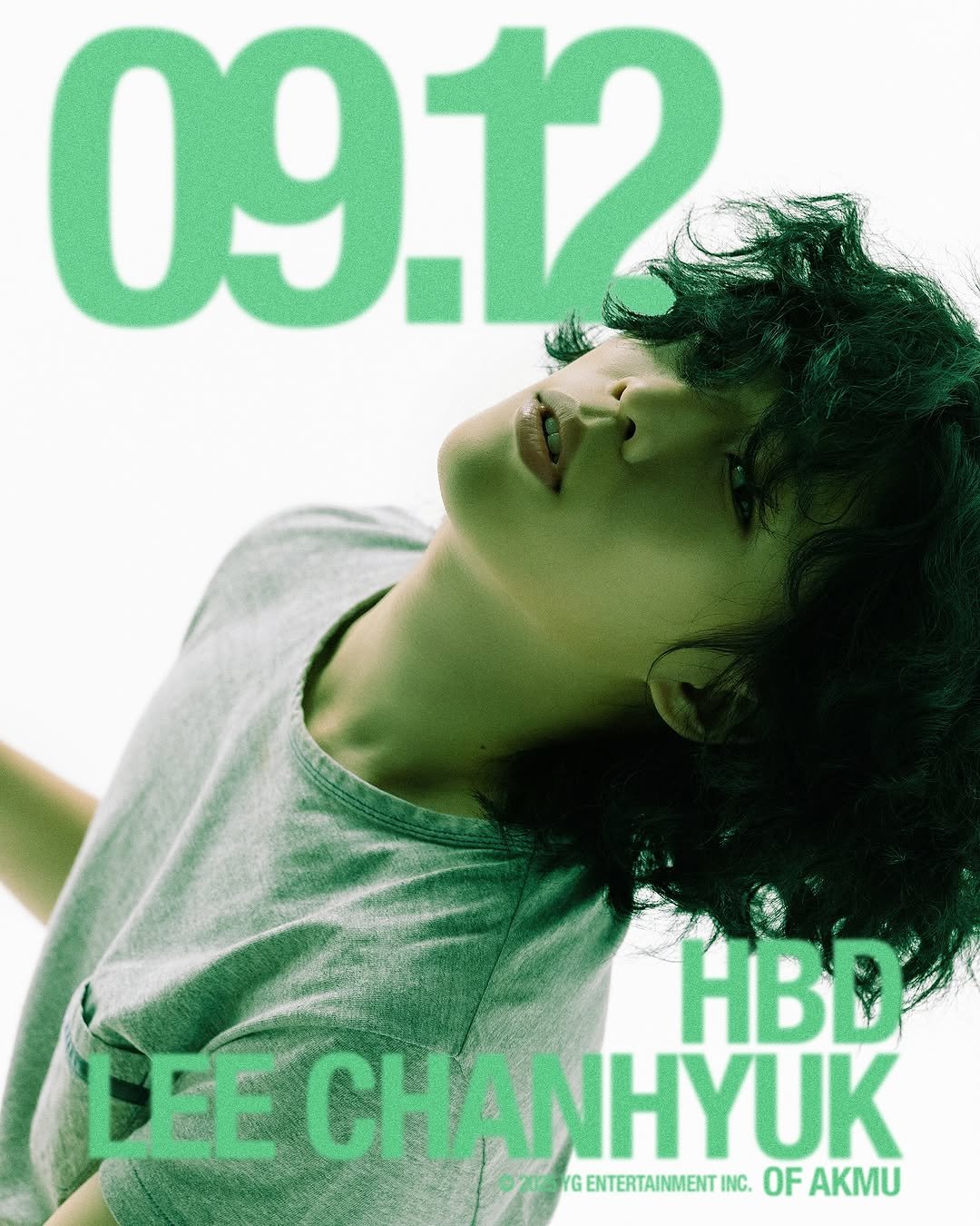 Photo by AKMU on September 11, 2025. May be an image of 1 person, bangs, poster, magazine and text.