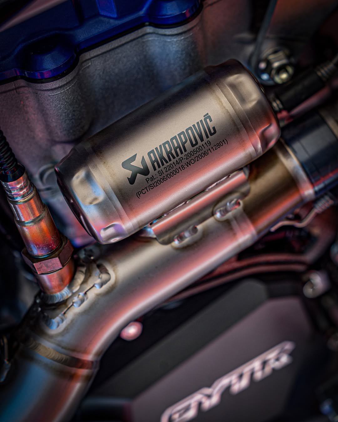 Photo by Akrapovič Exhaust System on April 10, 2026. May be an image of tailpipe and text.