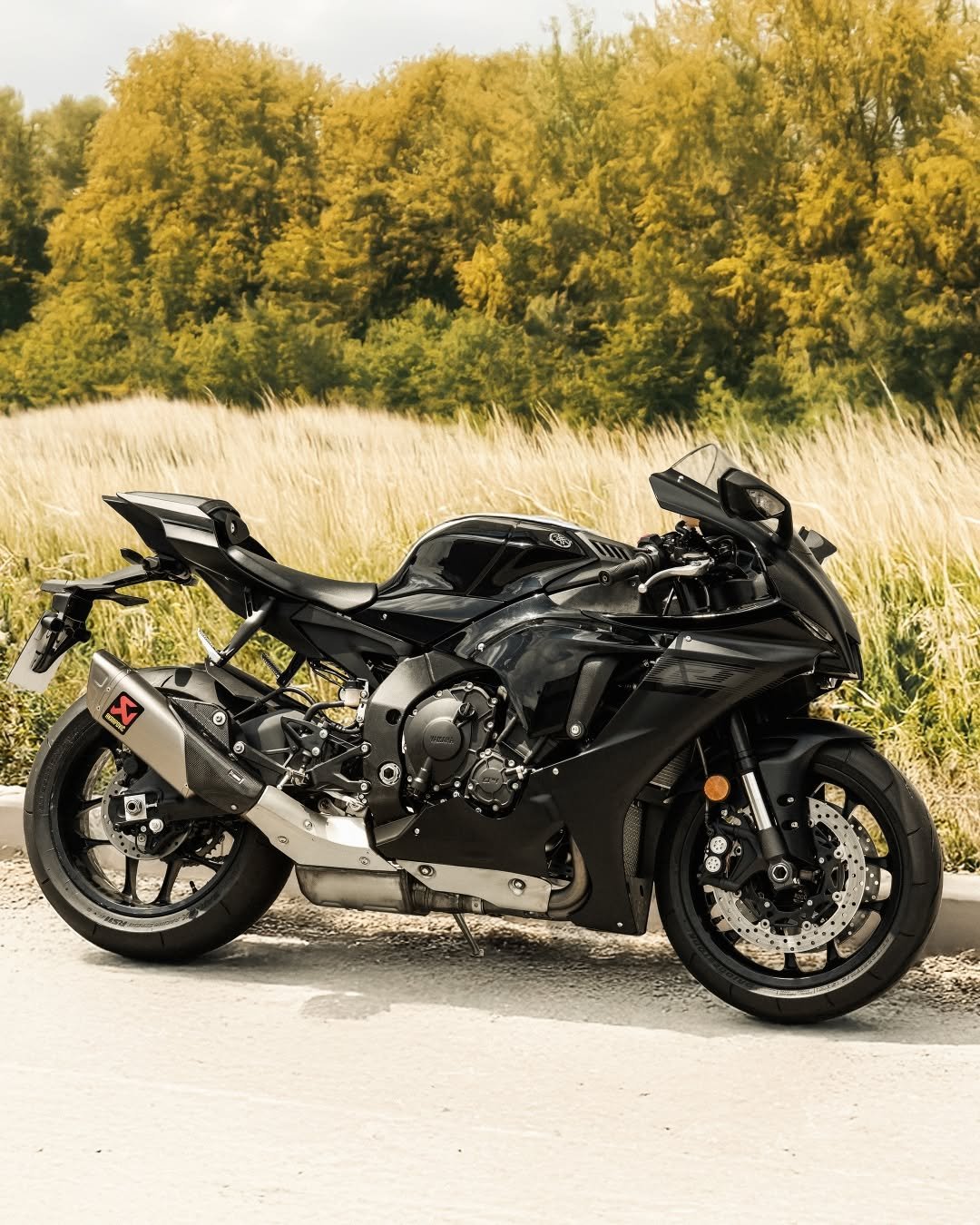 Photo by Akrapovič Exhaust System on December 27, 2025. May be an image of motorcycle, scooter, wheel and text.