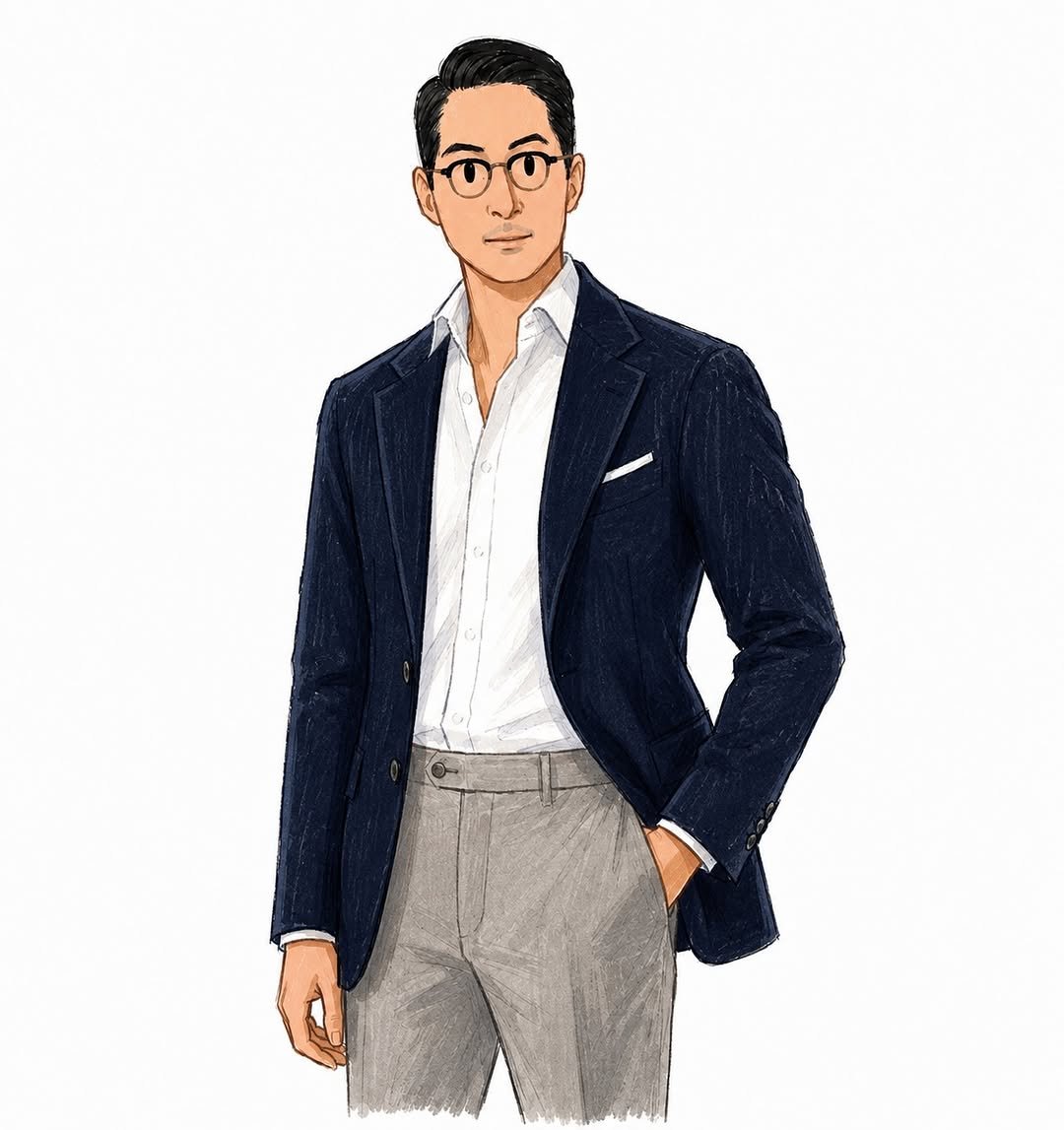 alannam1 게시물 이미지: 요즘 시대에 날렵한 이탈리아 스타일 블레이저를 입는 남자는 흔하지 않다. 멸종...