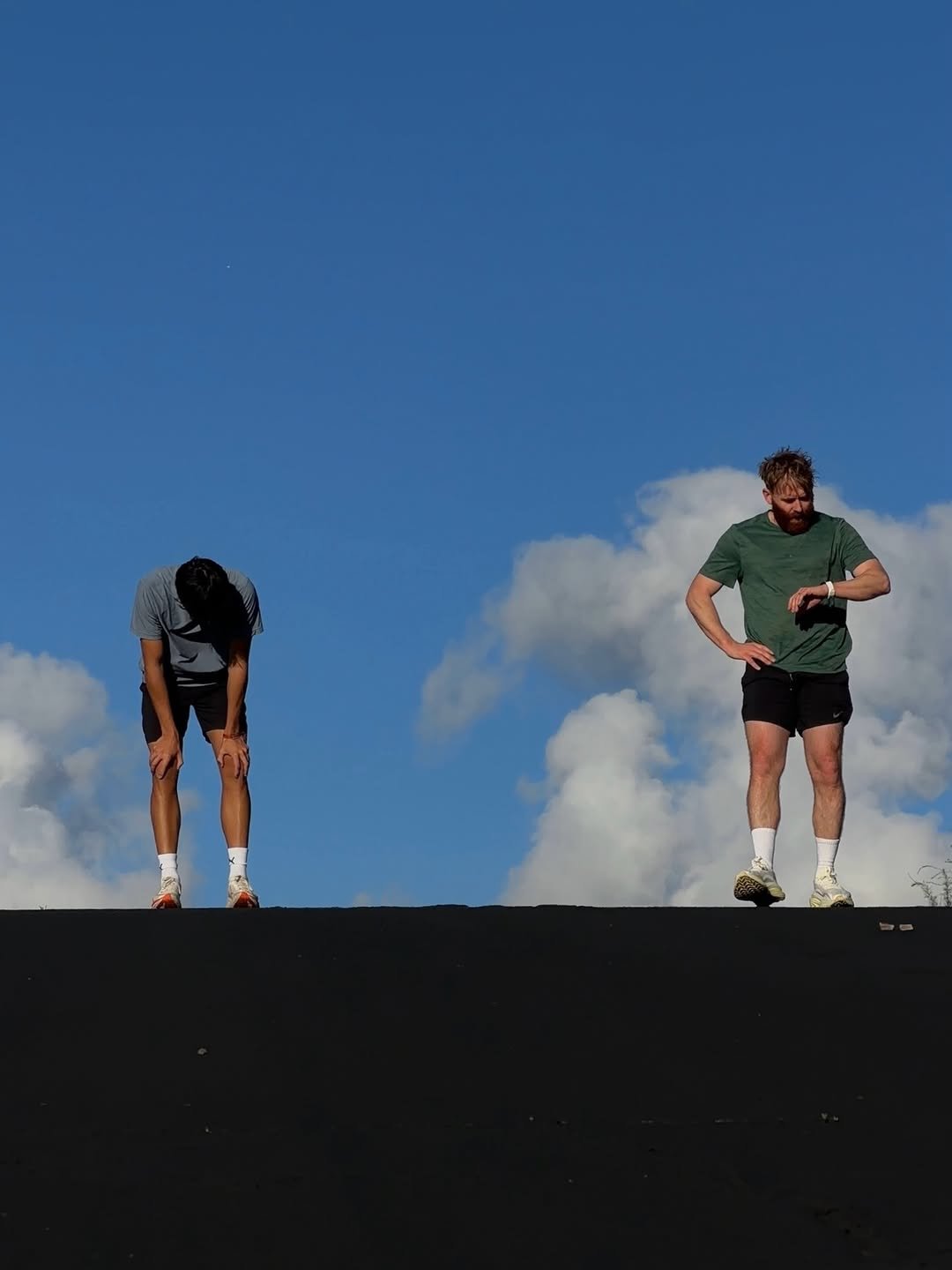 Photo shared by Alex Albon on January 12, 2026 tagging @patrickh_coach. May be an image of cloud and text.