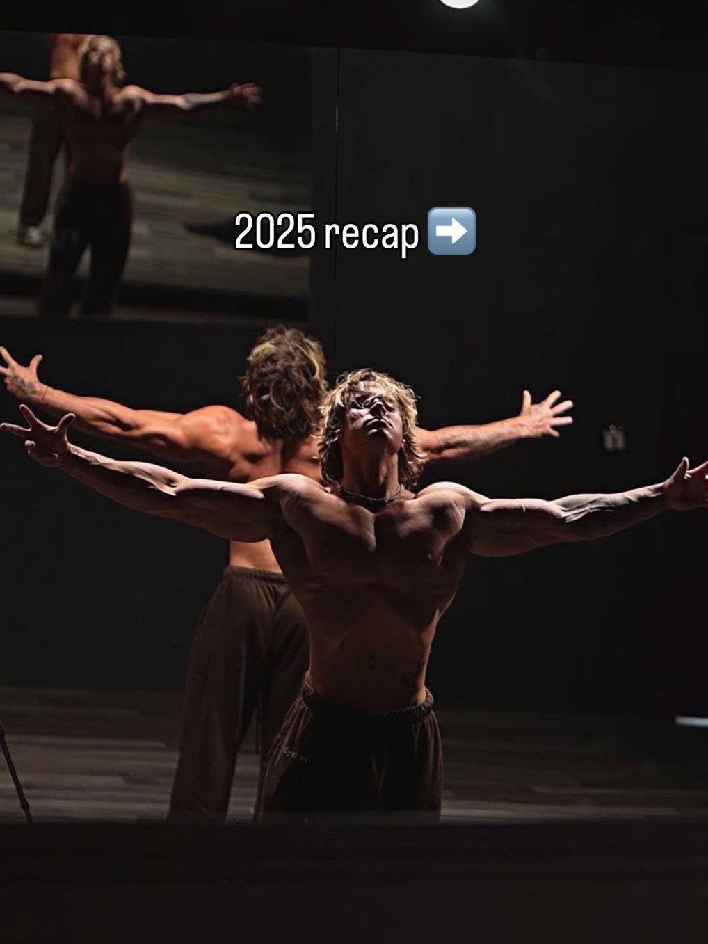 Photo by Alex Eubank on December 31, 2025. May be an image of one or more people, people dancing, people bodybuilding and text that says '2025гр 2025 еср'.