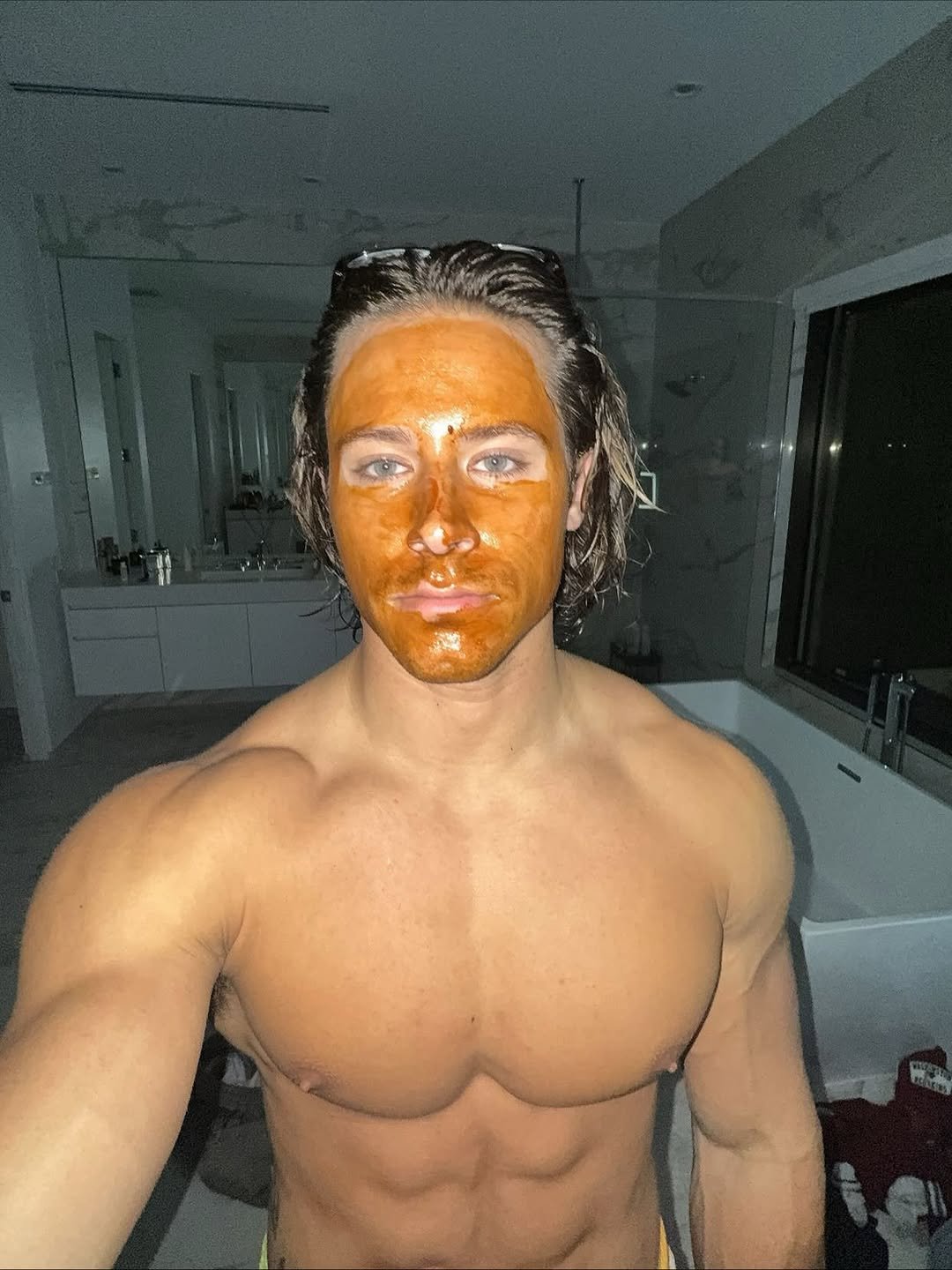 Photo by Alex Eubank on November 20, 2025. May be an image of one or more people, biceps and text.