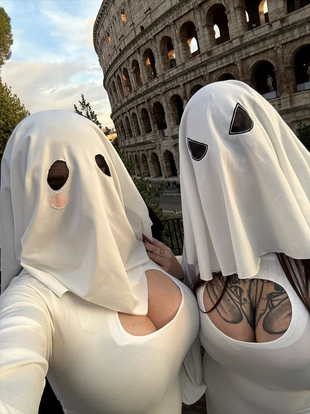 Photo shared by ALEX MUCCI on October 31, 2025 tagging @alex_mucci, and @ellys_blake. May be an image of costume and text.