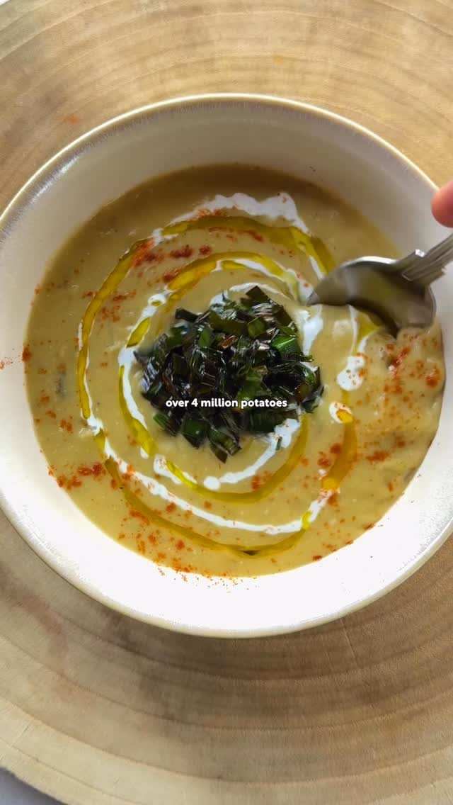 alfiecooks 게시물 이미지: LEEK + POTATO SOUP 🥔

over 4 million potatoes...