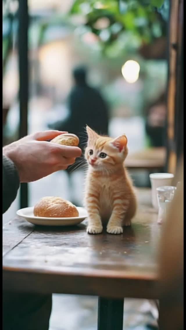 algo_cat 게시물 이미지: 커피숍 아기고양이
#cat #fyp #animal #고양이