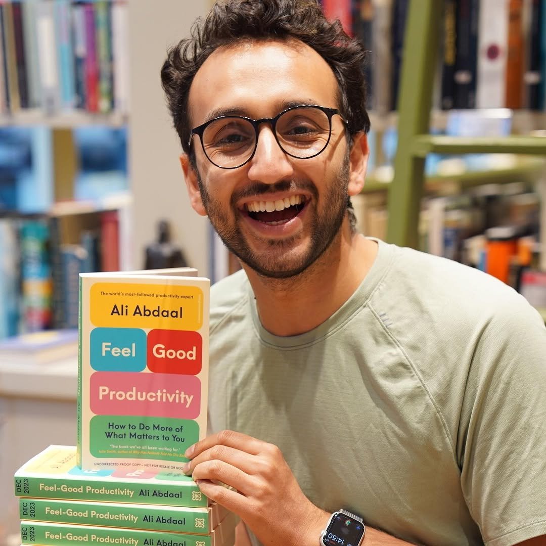 aliabdaal 게시물 이미지: It’s official! My first book Feel-Good...