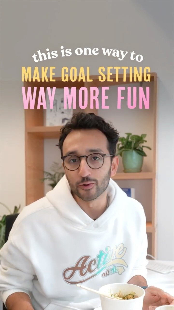 aliabdaal 게시물 이미지: Stop "shoulding" yourself into goals.

You...