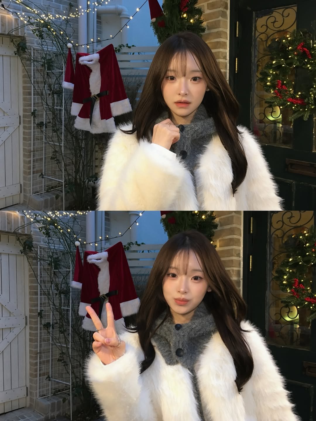 Photo by 예진 Yejin on December 31, 2025. May be an image of one or more people, hair, fur, coat and parka.