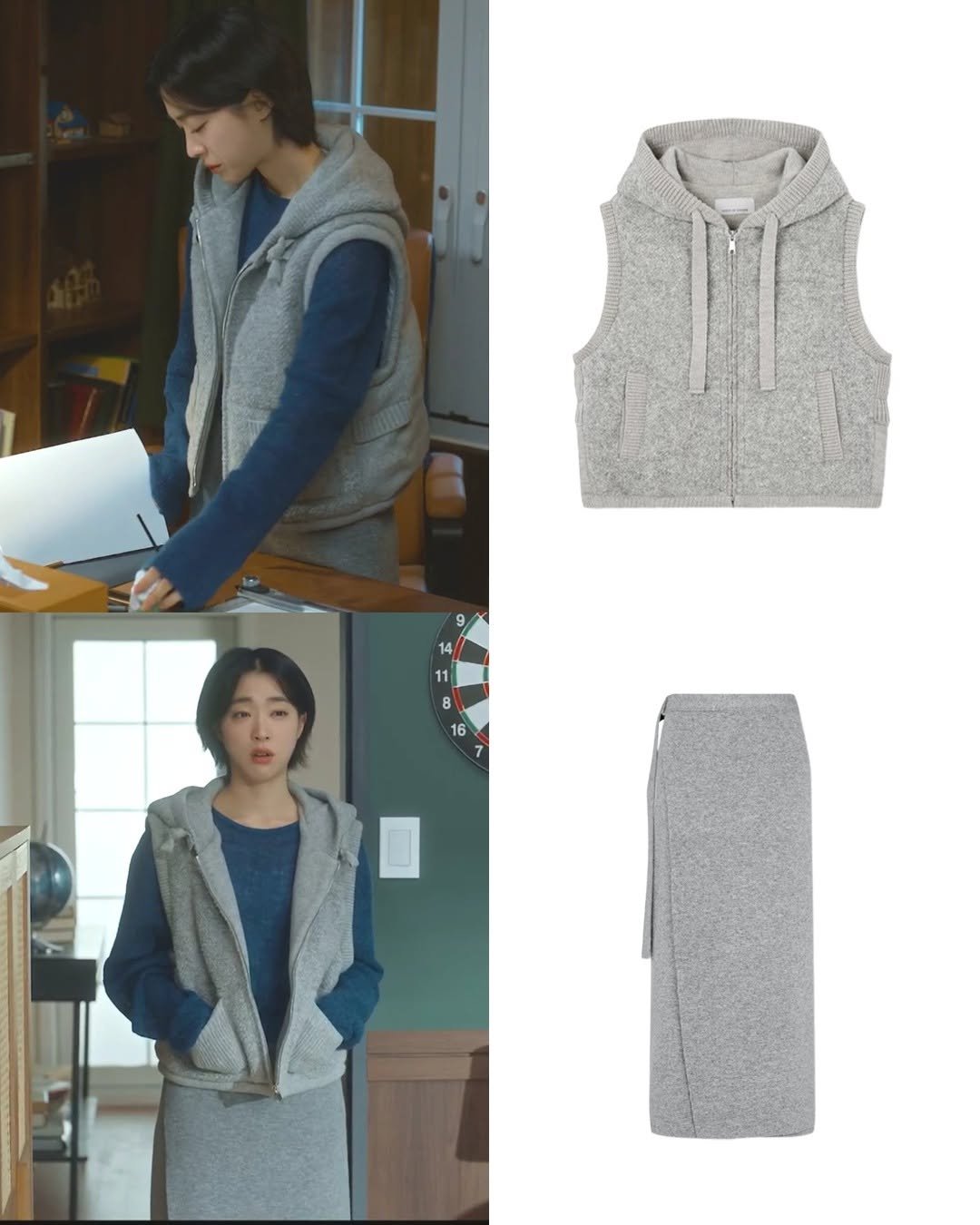 Photo shared by 패션홍보대행사_올데이 커뮤니케이션 on December 03, 2025 tagging @voiceofvoices, and @choisungeun.official. May be an image of duffle coat, goosedown coat, jacket, fleece, sweatpants, top, parka, drawstring and text.