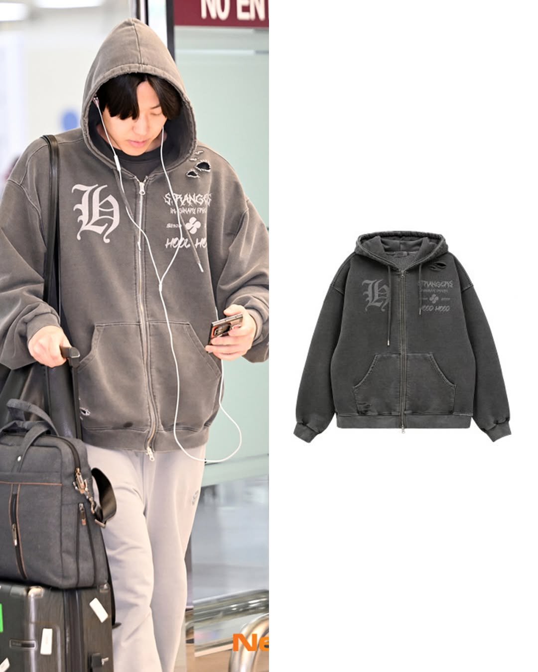 Photo shared by 패션홍보대행사_올데이 커뮤니케이션 on April 27, 2026 tagging @day6kilogram, and @hoodhood_official. May be an image of duffle coat, goosedown coat, fleece, jacket, drawstring, parka, sweatshirt, sweatpants and text.