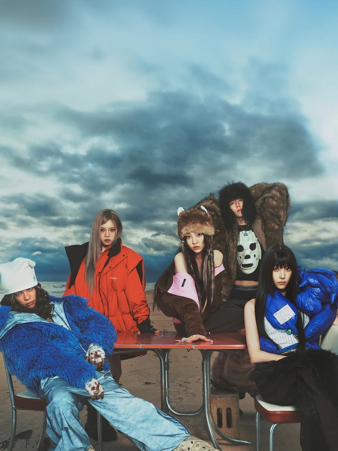 Photo shared by ALLDAY PROJECT on November 28, 2025 tagging @baileysok, @tarzzan, @jowoochan_santa, @anniesymoon, and @youngseo. May be an image of fur, magazine, poster and text.