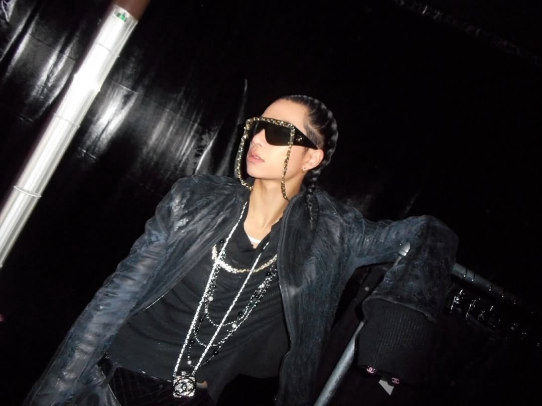 Photo shared by ALLDAY PROJECT on January 13, 2026 tagging @tarzzan. May be an image of leather, top and text.