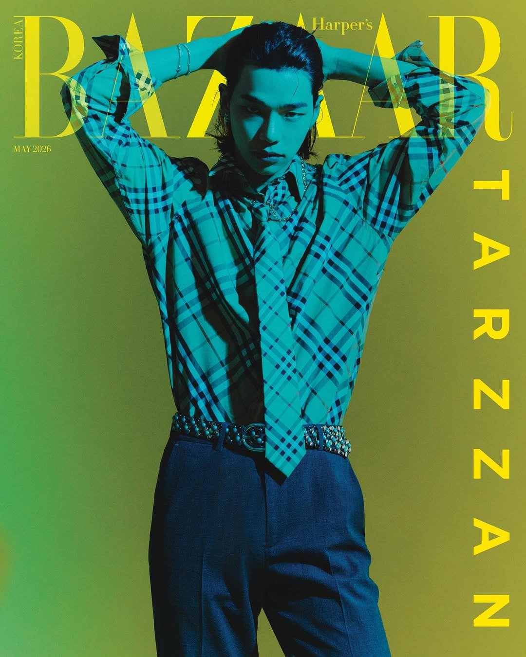 Photo shared by Harper’s BAZAAR Korea 하퍼스 바자 코리아 on April 09, 2026 tagging @burberry, @tarzzan, and @allday_project. May be an image of magazine, poster and text that says 'SES Bou Harper's MAY2026 MAY2026 ۱١ 2026 MAY NR 1 ATER N 1 ㅈ 4 z'.