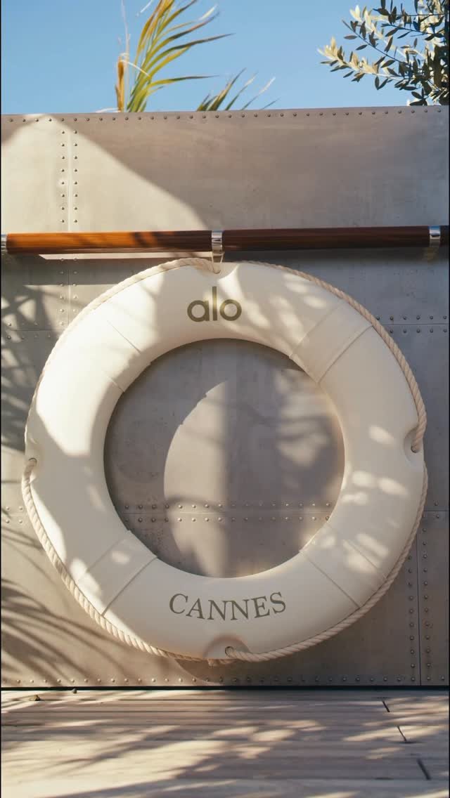 alo 게시물 이미지: Captured in Cannes, ALO takes to the pier at...