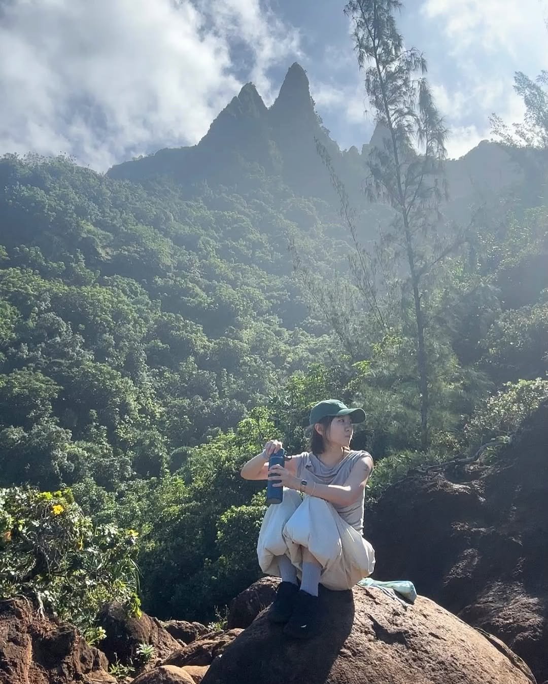 Photo by 융 Ashley on February 15, 2026. May be an image of mountain, park and text.