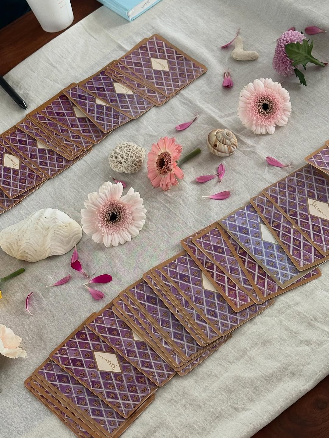 Photo shared by 융 Ashley on October 31, 2025 tagging @kimj_nomad. May be an image of tapestry, placemat, sarong, tablecloth and text.