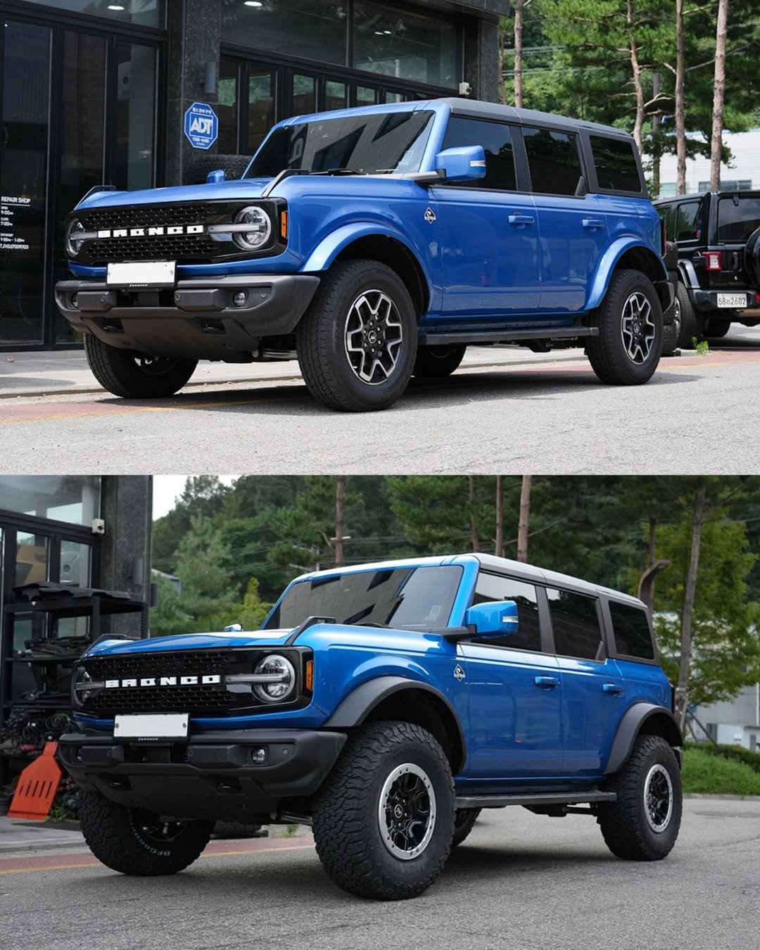 Photo by 알파카-오프로드 튜닝&정비.수입차전문 정비. on August 20, 2025. May be an image of jeep, car, wheel, truck and text.