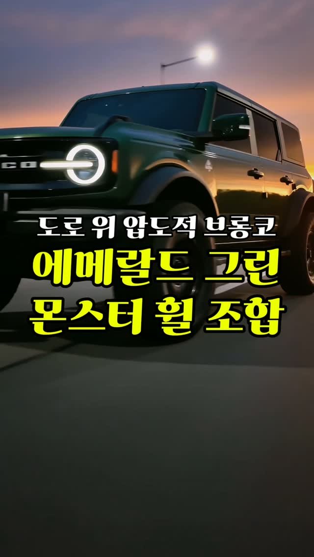 alpacar2022 게시물 이미지: 순정 브롱코 오너님들 주목해 주세요!

2인치 리프트업에 사스콰치 휀다까지...