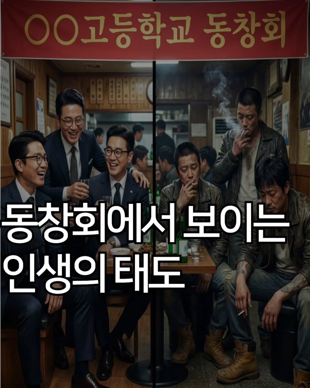 Photo by 애드센스 전문가 | 알파남 김지수 in Ansan. May be an image of poster and text that says '고등학교 동창히에서 보이는 인생의 의태도 태도'.