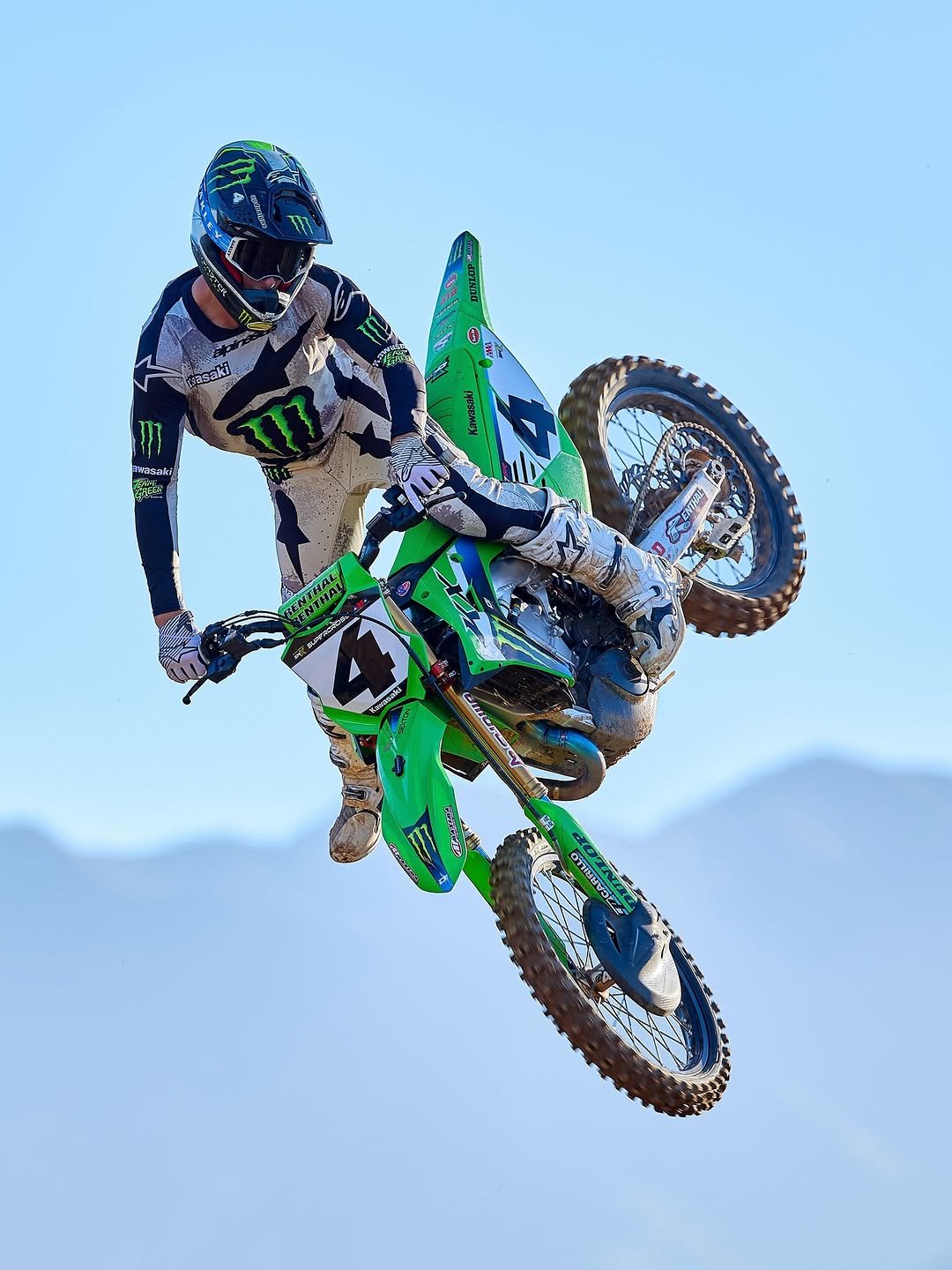 Photo shared by Alpinestars on January 07, 2026 tagging @chasesexton, and @racekawasaki. May be an image of racing vehicles, dirt bike, motorcycle and text.